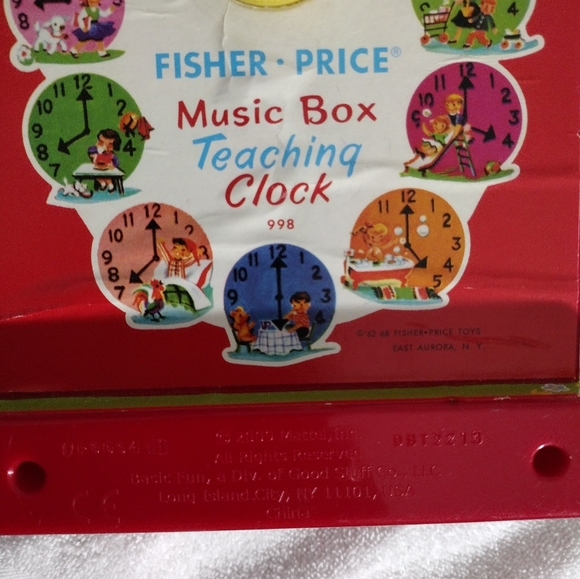 FisherPrice Toys Fisher Price Music Box Teaching Clock Poshmark